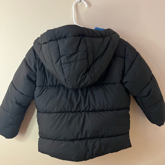 Toddler Boy Puffer Coat Black 2T - Picture 4 of 4